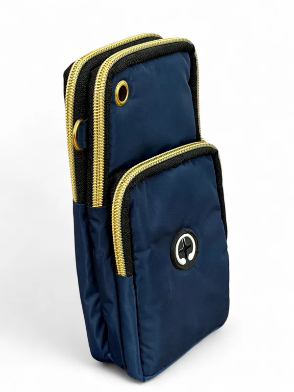 Navy_Blue_Pu_Leather_Premium_Phone_Pouch_For_Women