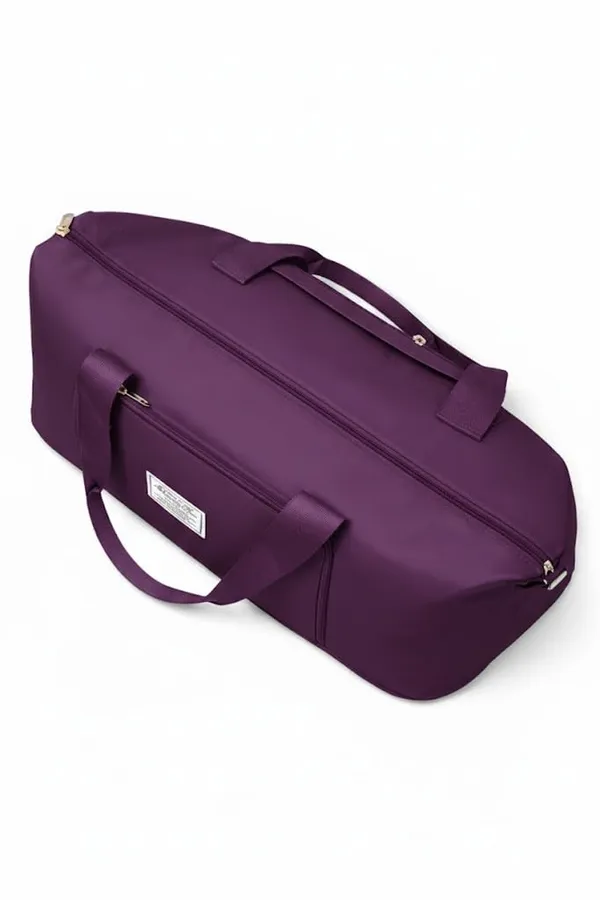 Purple_Polyester_Premium_Travel_Duffel_Bag_For_Women