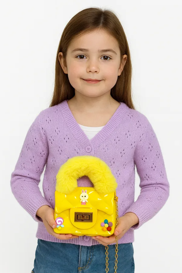 Yellow_Pvc_Premium_Jelly_Handbag_For_Kids