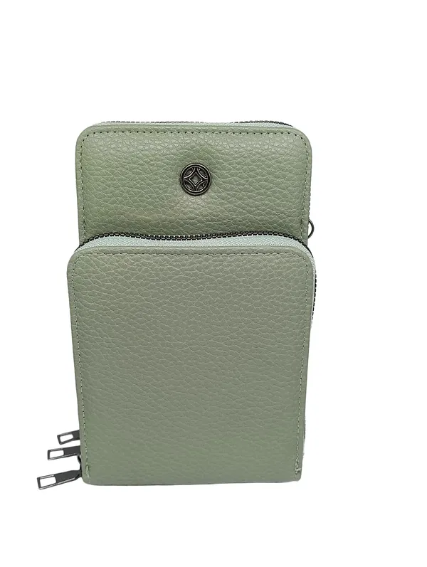 Green_Pu_Leather_Premium_Phone_Pouch_For_Women