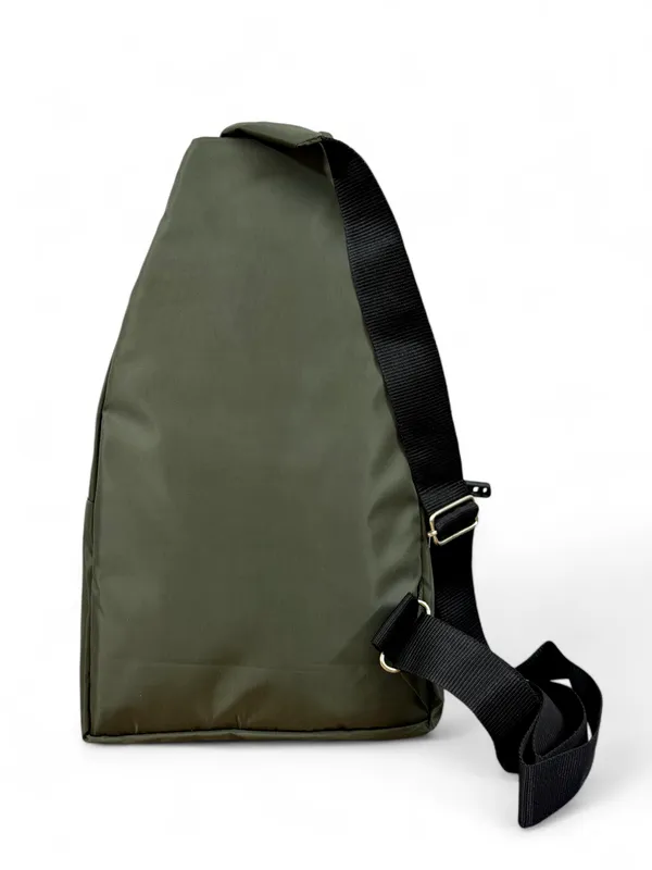 Olive_Green_Polyester_Premium_Sling_Backpack_For_Women