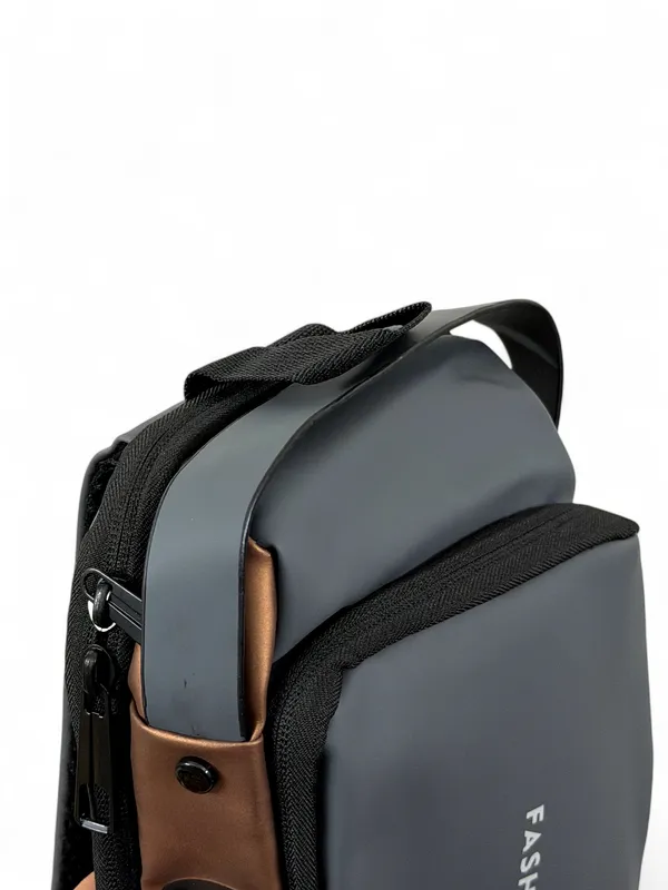 Dark_Grey_Nylon_Premium_Crossbody_Sling_Bag_For_Women