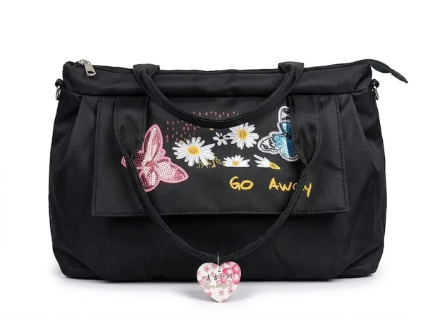 Black_Polyester_Premium_Tote_Bag_For_Women