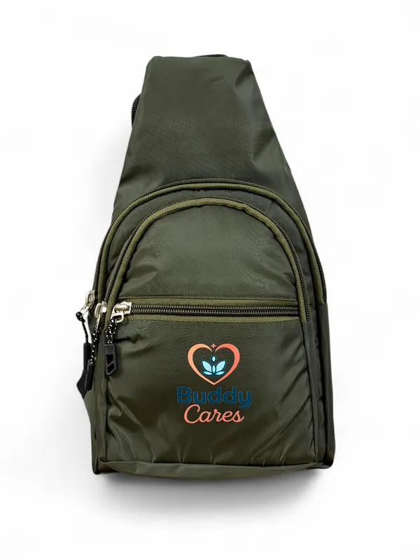 Olive_Green_Polyester_Premium_Sling_Backpack_For_Women