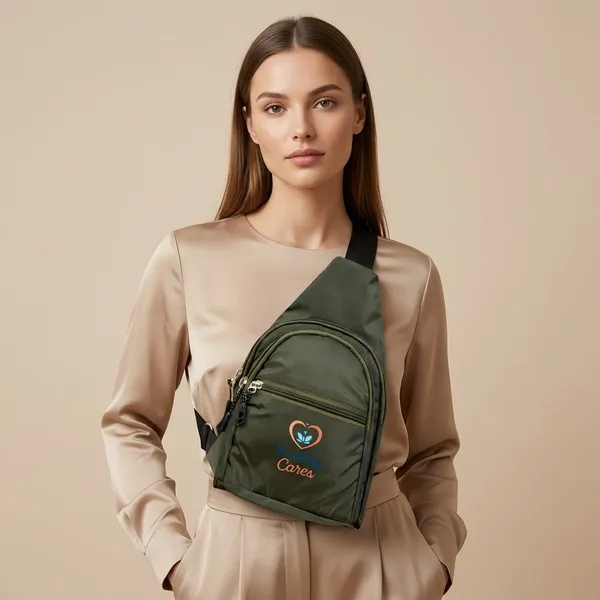 Olive_Green_Polyester_Premium_Sling_Backpack_For_Women