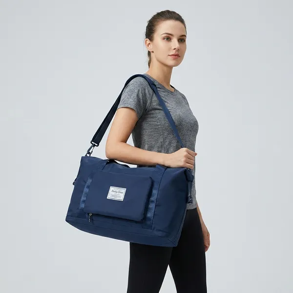 Navy_Blue_Polyester_Premium_Travel_Duffel_Bag_For_Women