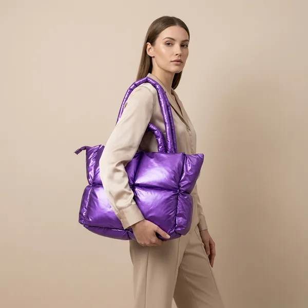 Purple_Pu_Leather_Premium_Quilted_Tote_Bag_For_Women