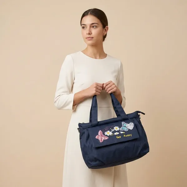 Navy_Blue_Leather_Premium__Bag_For_Women