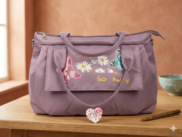 Lavender_Pu_Leather_Premium_Handbag_For_Women