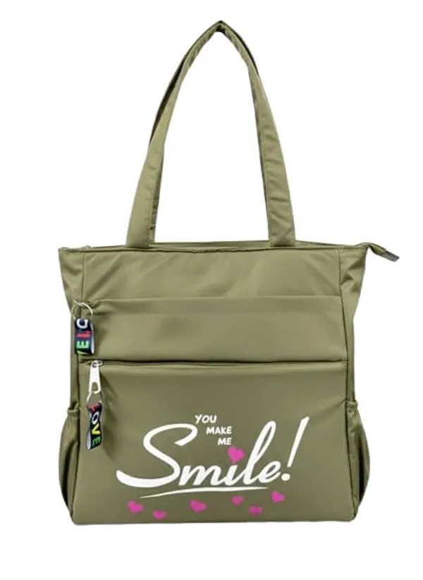 Olive_Green_Canvas_And_Polyester_Premium_Tote_Bag_For_Women