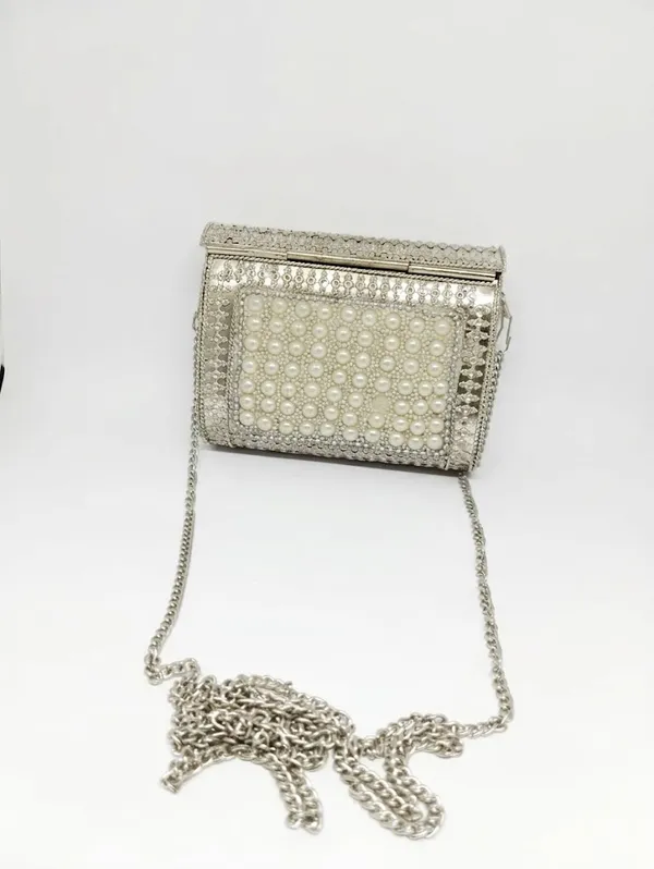 Pearl_White_Pu_Leather_Premium_Sling_Bag_For_Women
