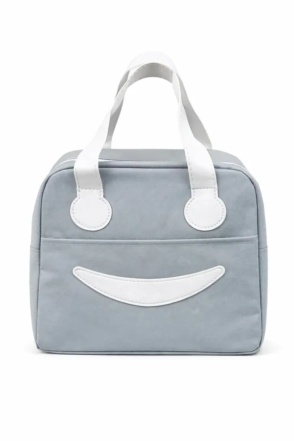 GREY_Polyester_And_Aluminum_Foil_Premium_Lunch_Bag_For_Women