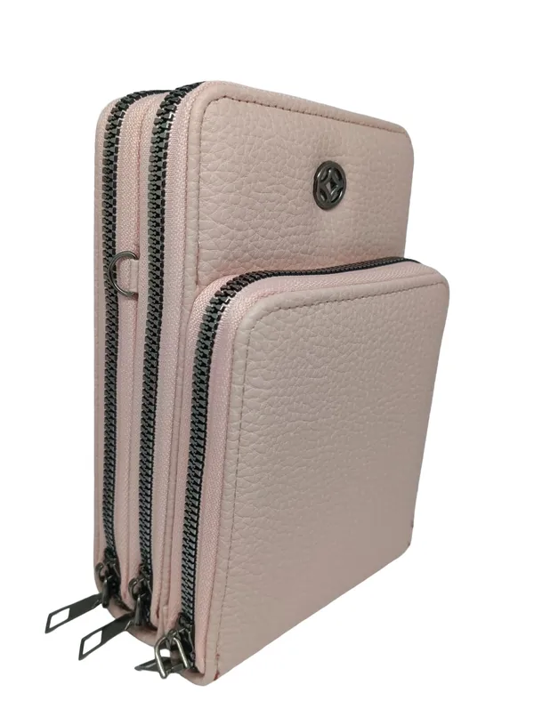 Pink_Pu_Leather_Premium_Phone_Bag_For_Women
