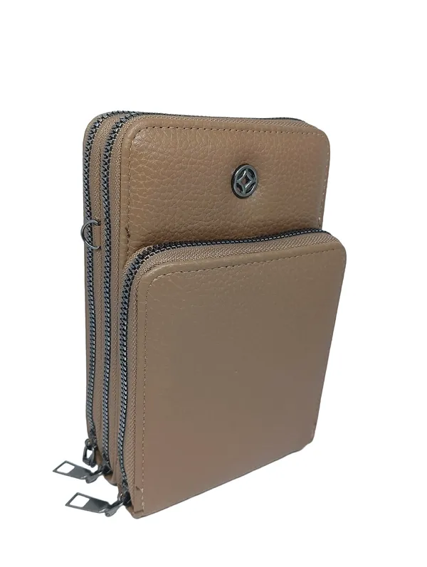Beige_Pu_Leather_Premium_Mobile_Wallet_For_Women