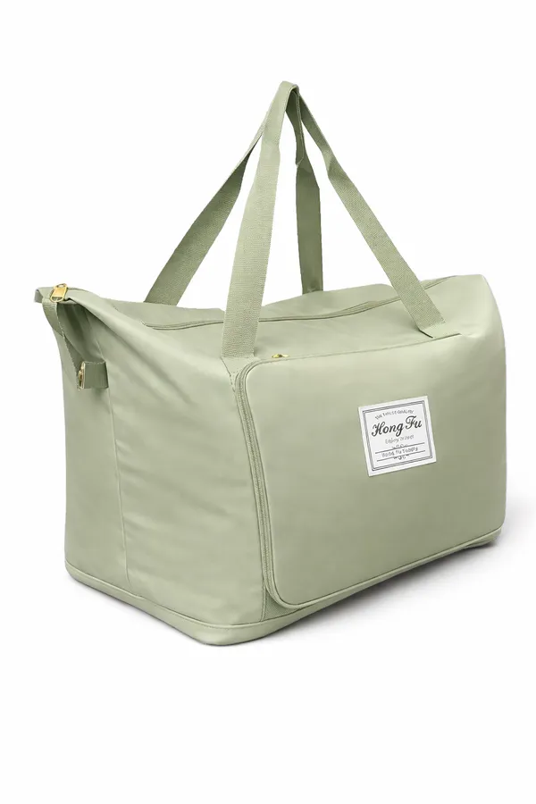 Sage_Green_Polyester_Premium_Travel_Duffel_Bag_For_Women