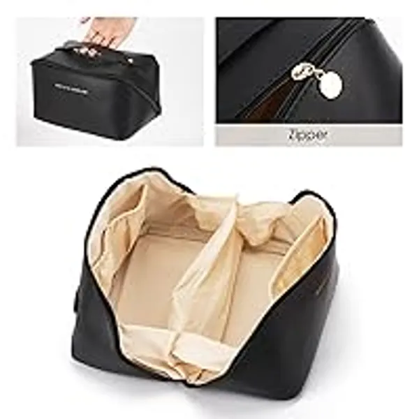 Black_Polyester_Premium_Makeup_Cosmetic_Organizer_Pouch_Bag_For_Women