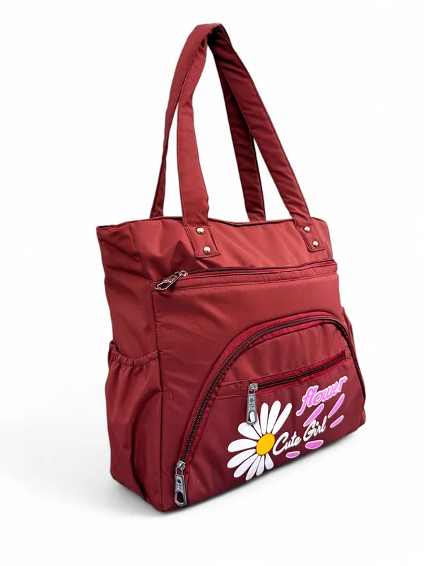 Maroon_Canvas_Premium_Shoulder_Tote_Bag_For_Women