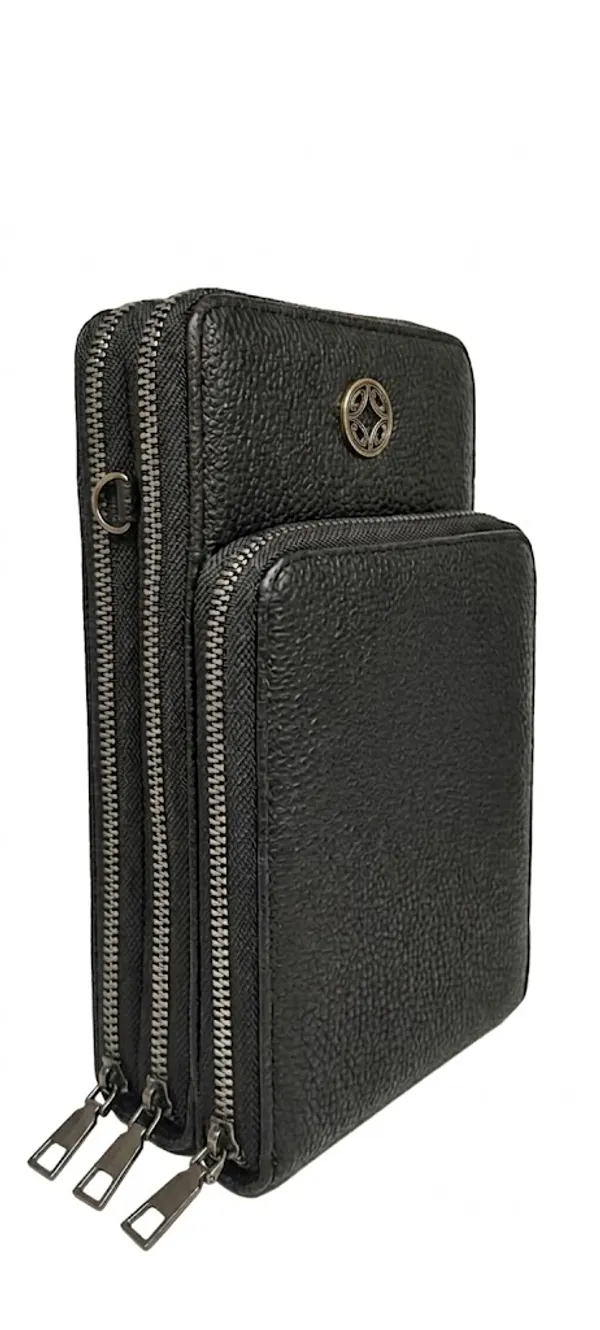 Black_Pu_Leather_Premium_Phone_Pouch_For_Women