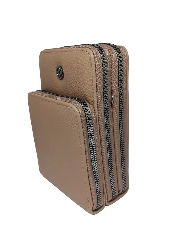 Beige_Pu_Leather_Premium_Mobile_Wallet_For_Women