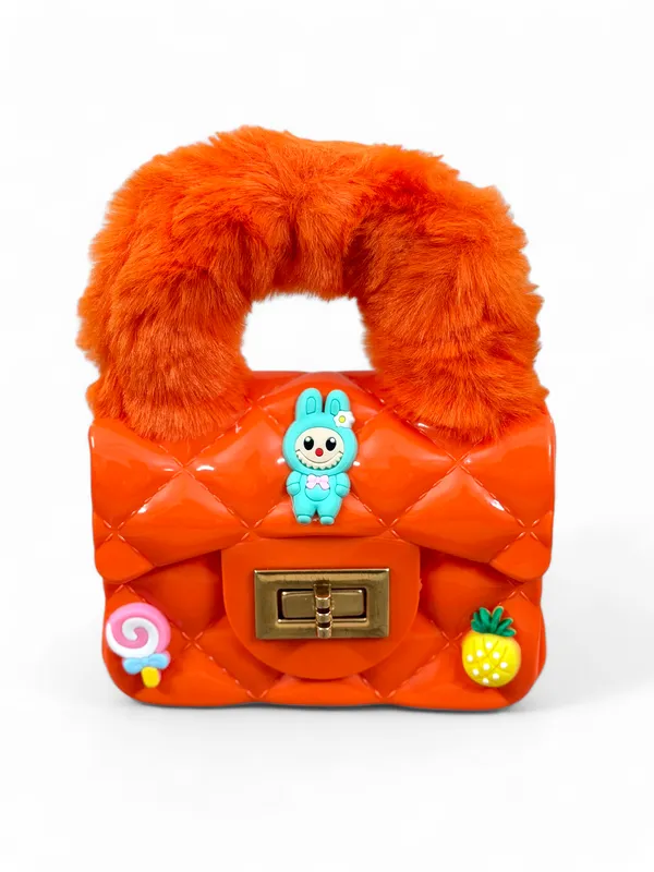 Orange_Polyester_Premium_Handbag_For_Kids