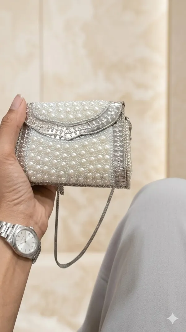 Pearl_White_Pu_Leather_Premium_Sling_Bag_For_Women