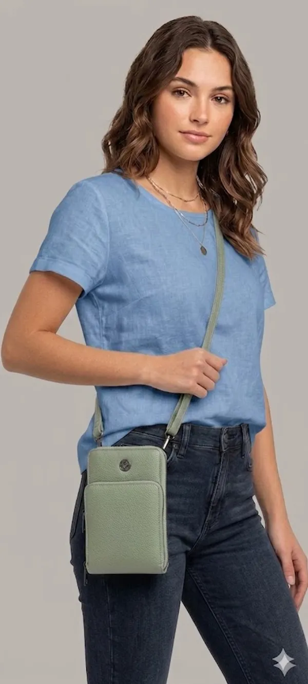 Green_Pu_Leather_Premium_Phone_Pouch_For_Women