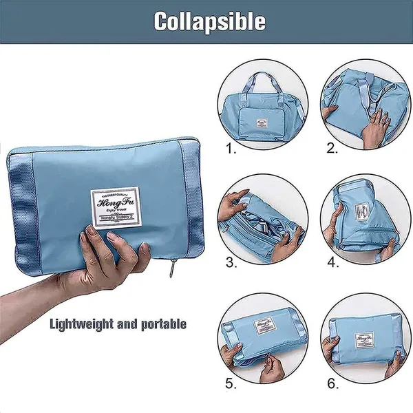 Light_Blue_Pu_Leather_Premium_Travel_Duffel_Bag_For_Women