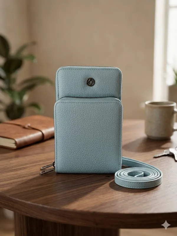 Light_Blue_Polyester_Premium_Crossbody_Phone_Wallet_For_Women