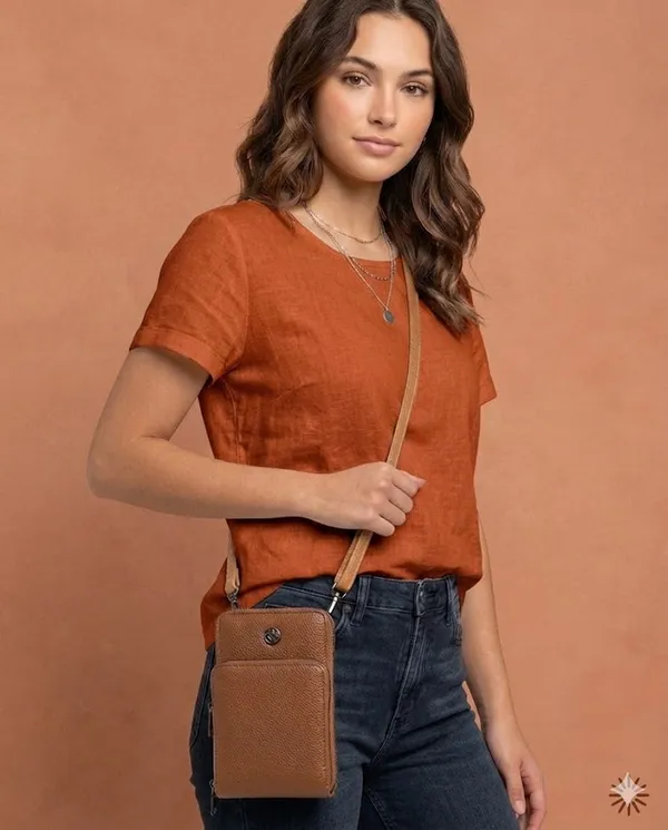 Tan_Brown_Leather_Premium_Phone_Pouch_For_Women