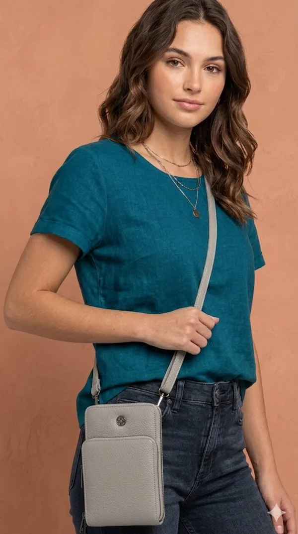 Grey_Polyester_Premium_Crossbody_Phone_Bag_For_Women