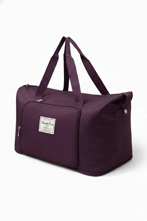 Purple_Polyester_Premium_Travel_Duffel_Bag_For_Women