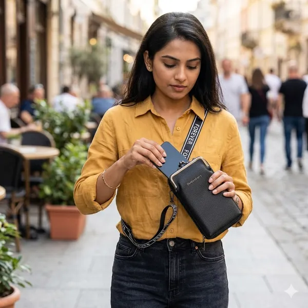 Black_Leather_Premium_Mobile_Pouch_For_Women