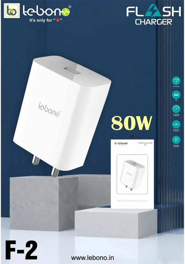 Lebono_80W_Flash_Charger_F-2_Fast_Charging_Wall_Adapter_With_Foldable_Plug
