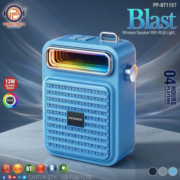 Ppbt_1157_Bluetooth_Speaker_With_Rgb_Light