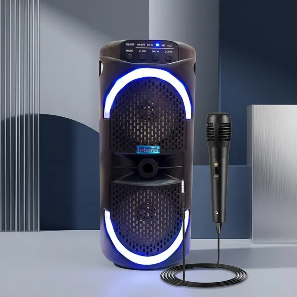 Lebono_Swift_Portable_Wireless_Speaker_With_Wired_Microphone_-_4_Hours_Playback