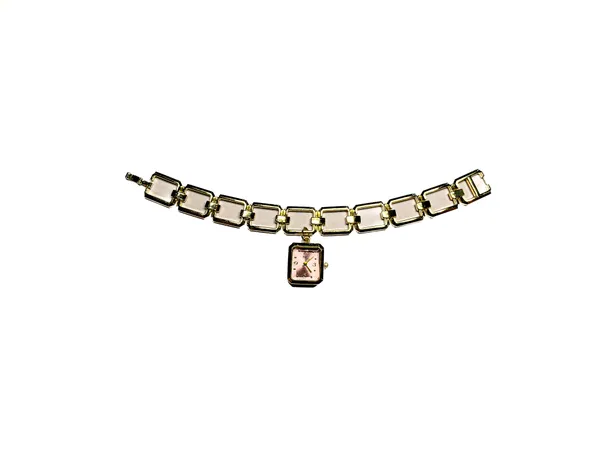 Anti-tarnish_stainless_steel_gold_chain_bracelet_charm_watch