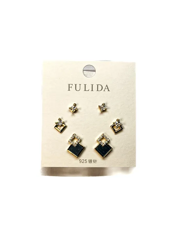 Silver_925_Sterling_Crystal_Stud_Earring_Set_For_Women