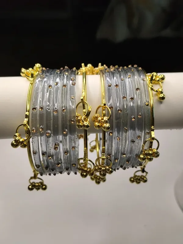 Grey_Glass_Metal_Gold_Embellished_Kashmiri_Bangle_Set_For_Women