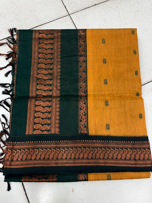 Mustard_Yellow_Kalyani_Cotton_Silk_Woven_Buti_Saree_For_Women