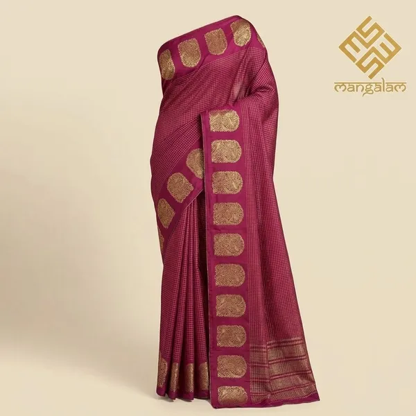 Magenta_Mysore_Crepe_Golden_Zari_Work_Saree_For_Women