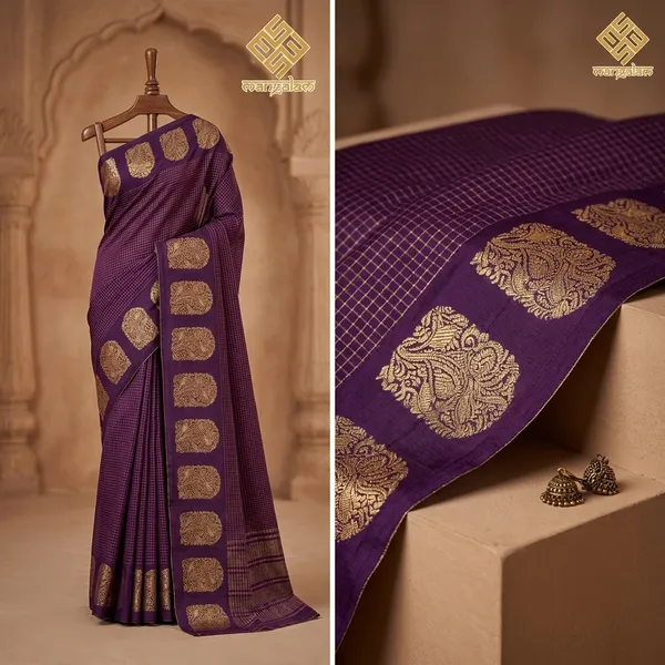 Purple_Mysore_Crepe_Golden_Zari_Work_Saree_For_Women
