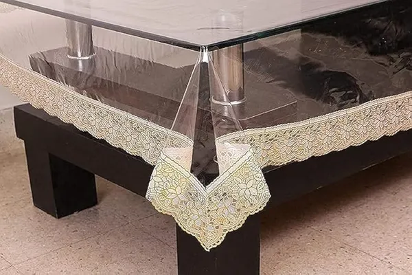 Agroha_Transparent_PVC_Center_Table_Cover_4_Seater_for_Home,_Hotel,_Office_&_Restaurant_Pack_of_1_(40x60,_Transparent_with_Golden_Lace)