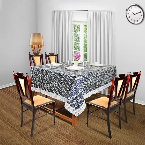 Agroha_PVC_Printed_Dining_Table_Cover_for_6_Seater_(90x60_Inch)|_Waterproof_&_Washable_Plastic_Table_Cloth_with_Lace_Border_|_Anti-Slip_Table_Cover_for_Kitchen,_Dining_&_Home_D�cor