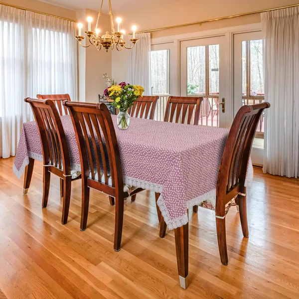 Agroha_PVC_Printed_Dining_Table_Cover_for_6_Seater_(90x60_Inch)|_Waterproof_&_Washable_Plastic_Table_Cloth_with_Lace_Border_|_Anti-Slip_Table_Cover_for_Kitchen,_Dining_&_Home_D�cor