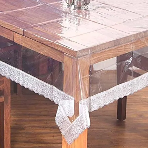 Agroha_Transparent_PVC_Dining_Table_Cover_6_Seater_for_Home,_Hotel,_Office_&_Restaurant_Pack_of_1_(60x90,_Transparent_with_Silver_Lace)