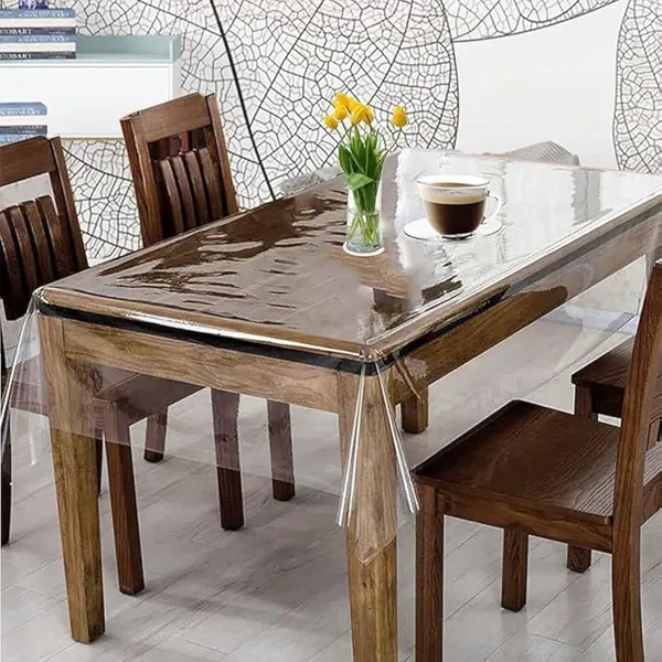 Agroha_Transparent_PVC_Dining_Table_Cover_6_Seater_for_Home,_Hotel,_Office_&_Restaurant_Pack_of_1_(60x90,_Transparent_Without_Lace)