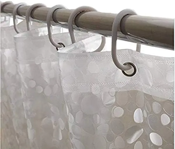 Agroha_Shower_Curtain_7_Feet_|_Waterproof_PVC_Bathroom_Curtain_with_8_Rings_|_Transparent_Stone_Print_Bathtub_Curtain_|_Extra_Long_Bathroom_Liner,_Waterproof_&_Easy_to_Clean_(Transparent,Pack_of_1)