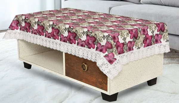 Agroha_PVC_Printed_Dining_Table_Cover_for_4_Seater_and_Coffee_Table_(60x40_Inch)|_Waterproof_&_Washable_Plastic_Table_Cloth_with_Lace_Border_|_Anti-Slip_Table_Cover_for_Kitchen,_Dining_&_Home_D�cor