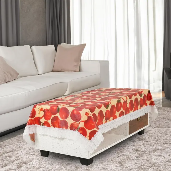 Agroha_PVC_Printed_4_Seater_Dining_Table_Cover_40x60_Inches_Anti-Slip,_Waterproof,_Spill_Proof,_Elegant_Lace_Borders,_Strength_Backing_(Red_Apple,_40x60)