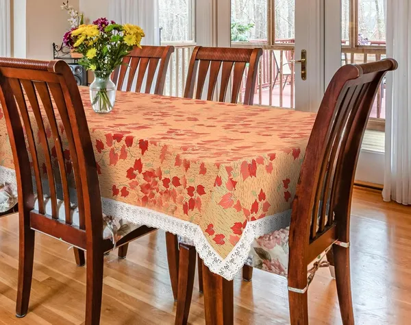 Agroha_PVC_Printed_Dining_Table_Cover_for_6_Seater_(90x60_Inch)|_Waterproof_&_Washable_Plastic_Table_Cloth_with_Lace_Border_|_Anti-Slip_Table_Cover_for_Kitchen,_Dining_&_Home_D�cor